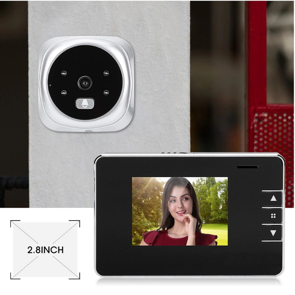 HD Smart Cat Eye Home Electronic Doorbell Visual Monitoring Anti-Theft Photo And Video Recording Supports 32G Memory