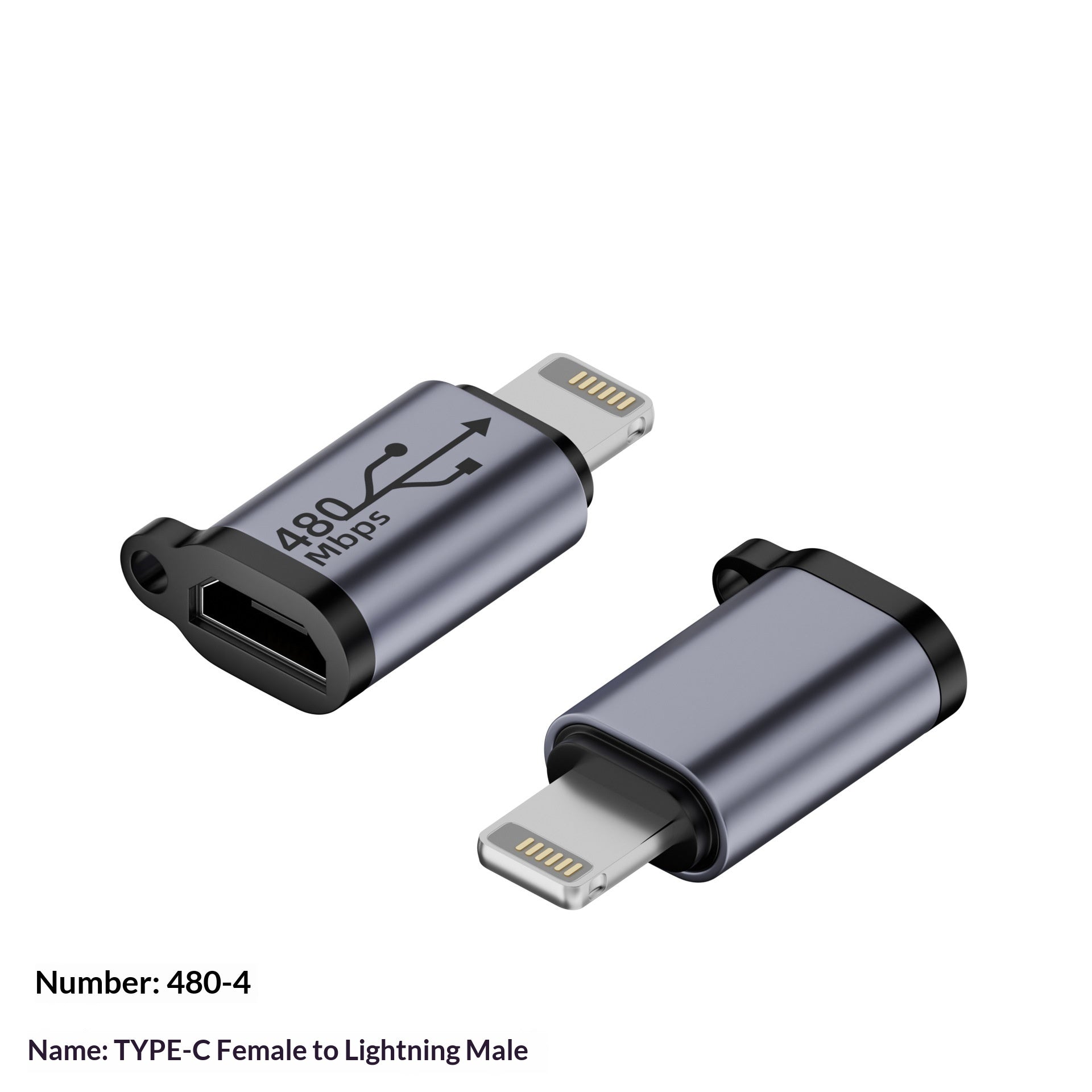 USB To Mini Adapter V3 To Type-C Charging Cable Adapter T-port Micro