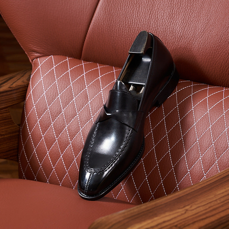 European And American British Genuine Leather Men's Shoes