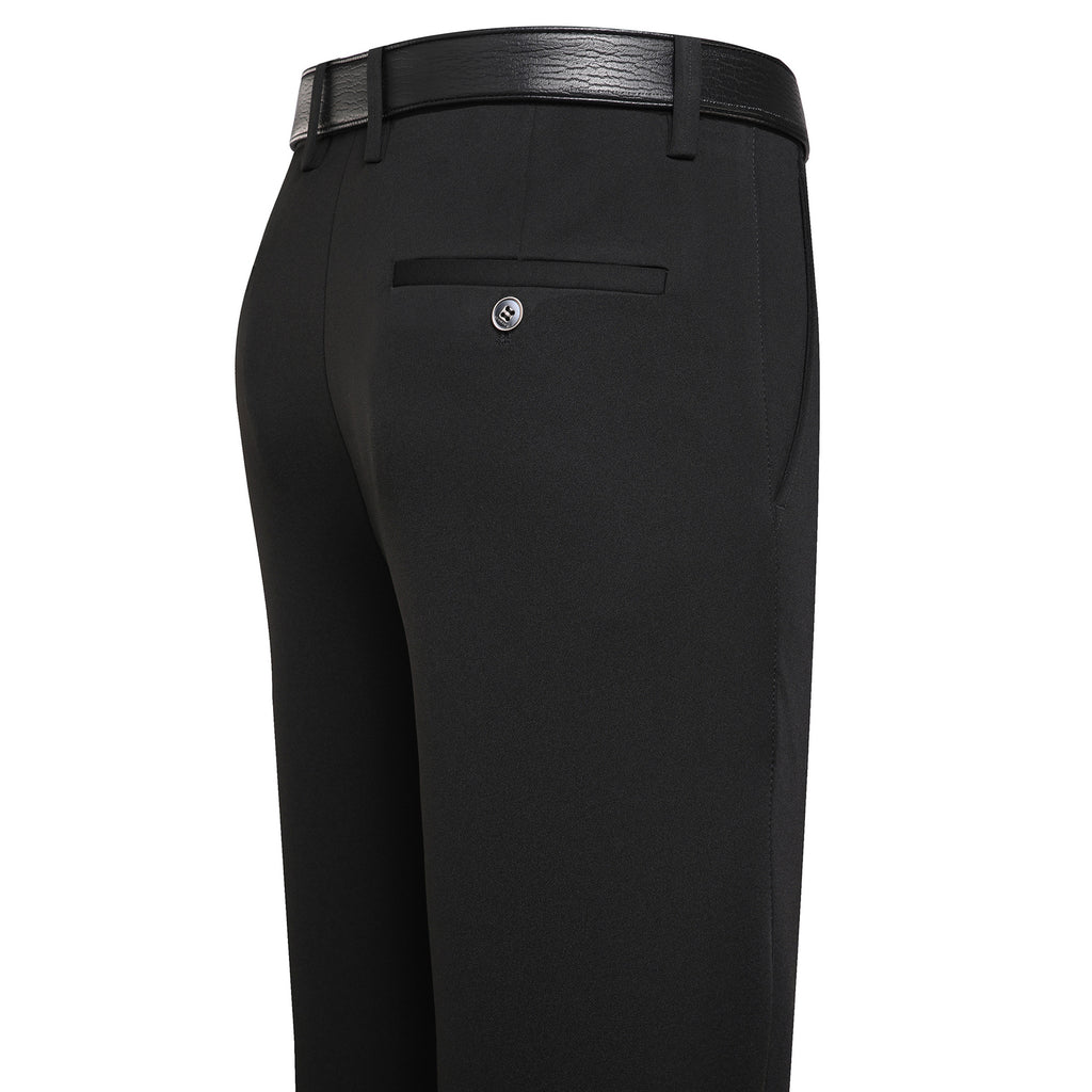 Autumn And Winter Thick High-elastic Fleece-lined Men's Pants
