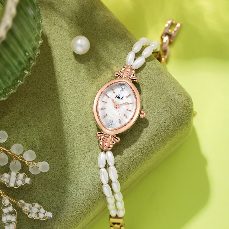 Pearl Women's Niche Mother Of Pearl Bracelet Watch
