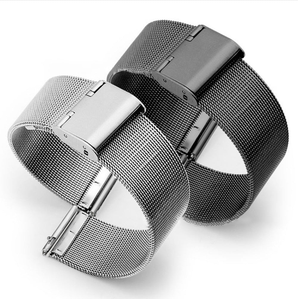 Milani Silk Woven Stainless Steel Watch Band