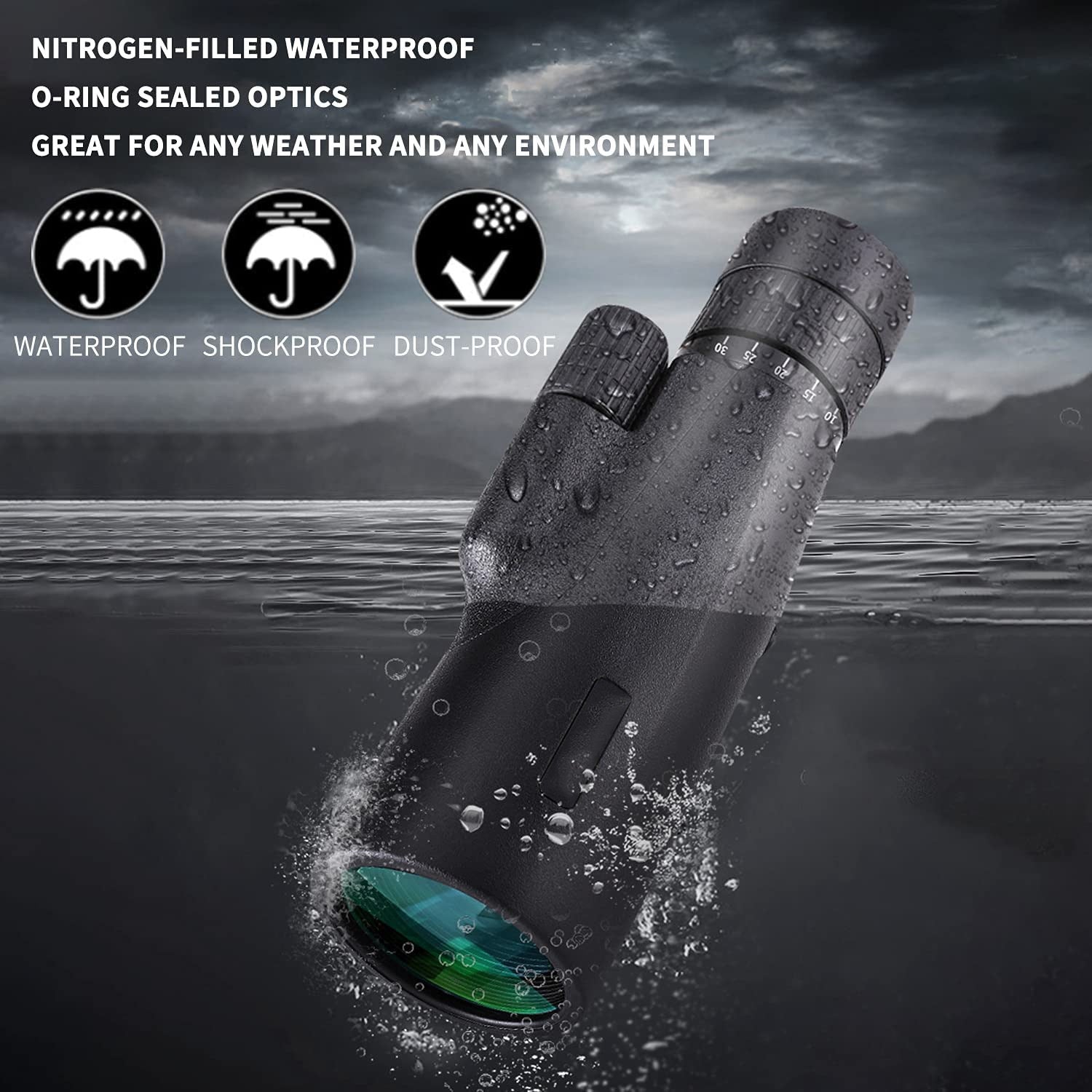 Monocular Telescope 10-30x50 HD Zoom Mobile Phone Camera Telescope