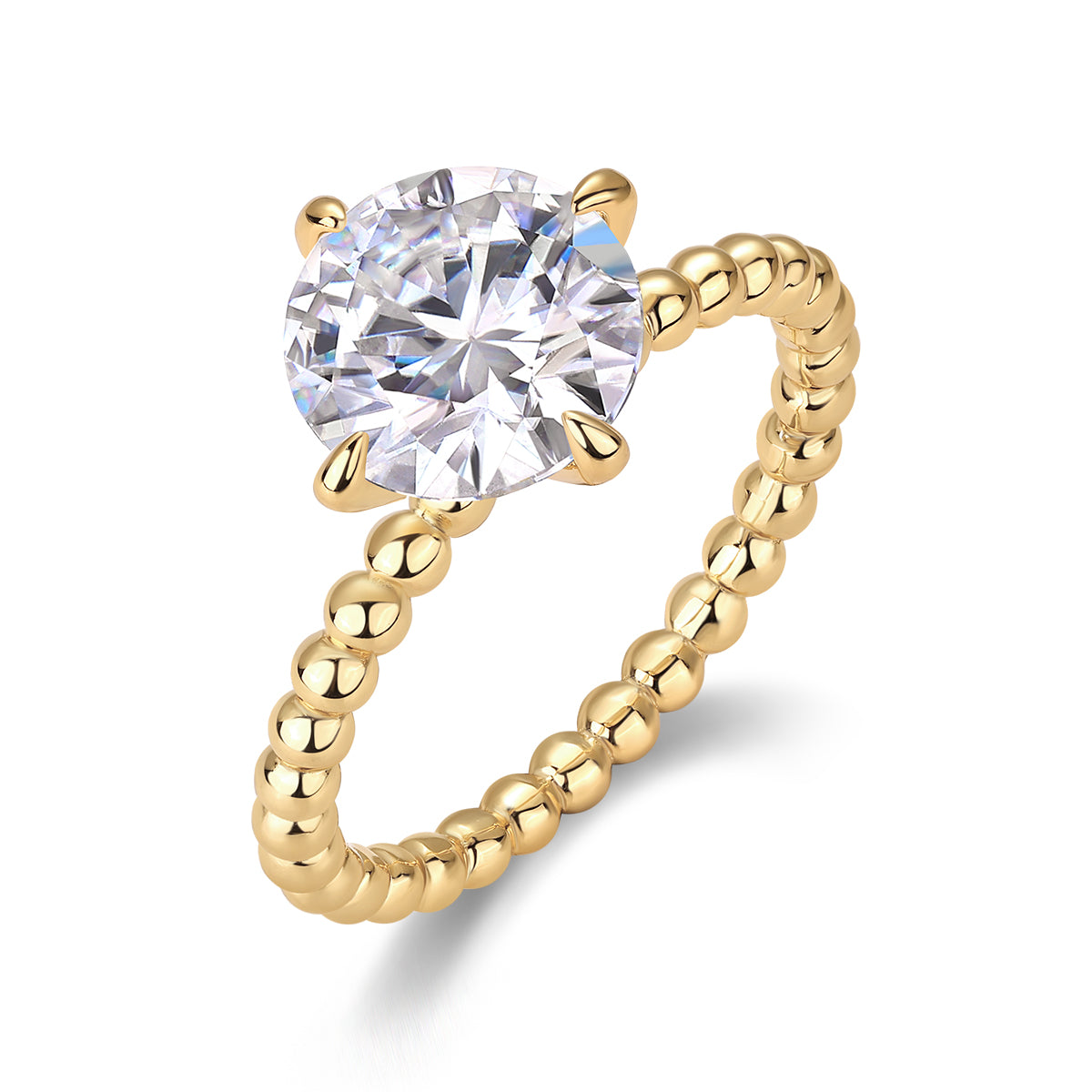 1Forget-me-not - A Fashionable And Luxurious Jewelry Piece Set With 3-carat Moissanite S925 Sterling Silver And Gold-plated Diamond Prohibit TikTok sales