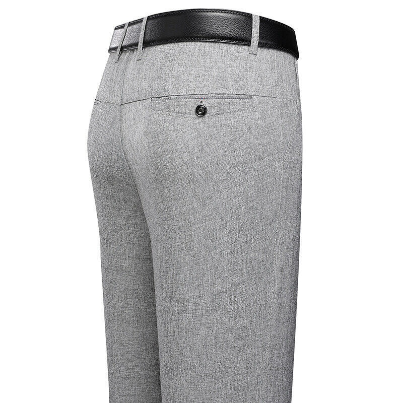 Spring And Autumn Men's Stretch Casual Pants Middle-aged And Elderly