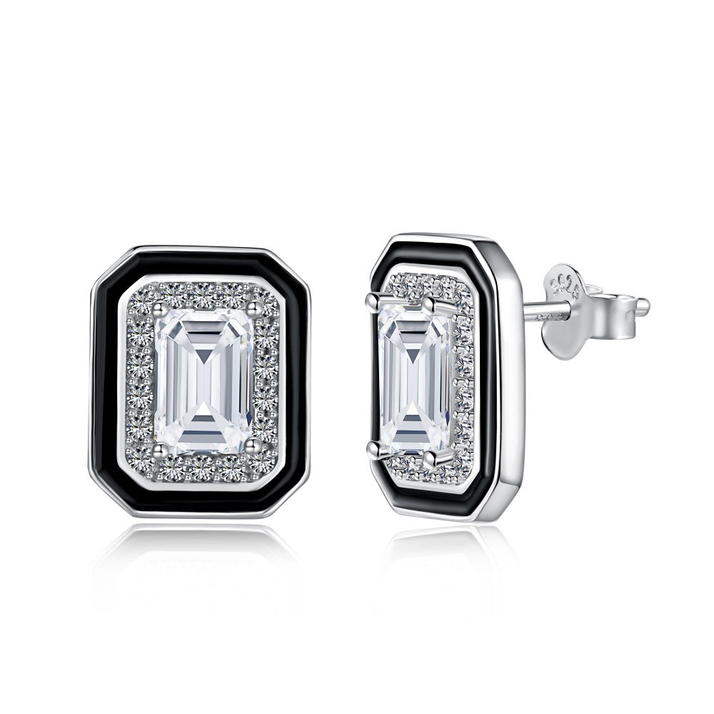 S925 Sterling Silver Ring Necklace And Earring Suit