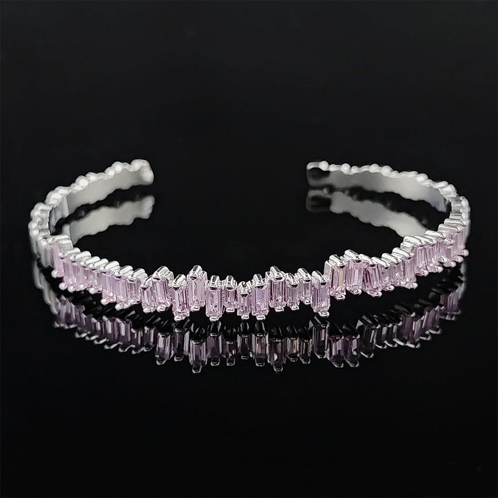 Zircon Women's Simple And Stylish Personality Bracelet