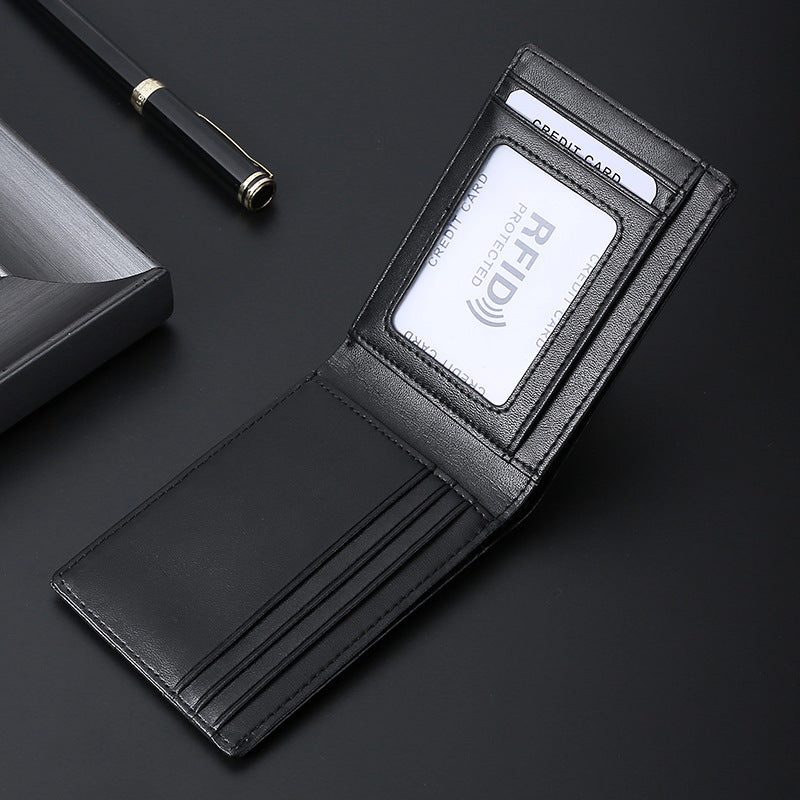 Multiple Card Slots RFID Anti-theft Credit Card Wallet