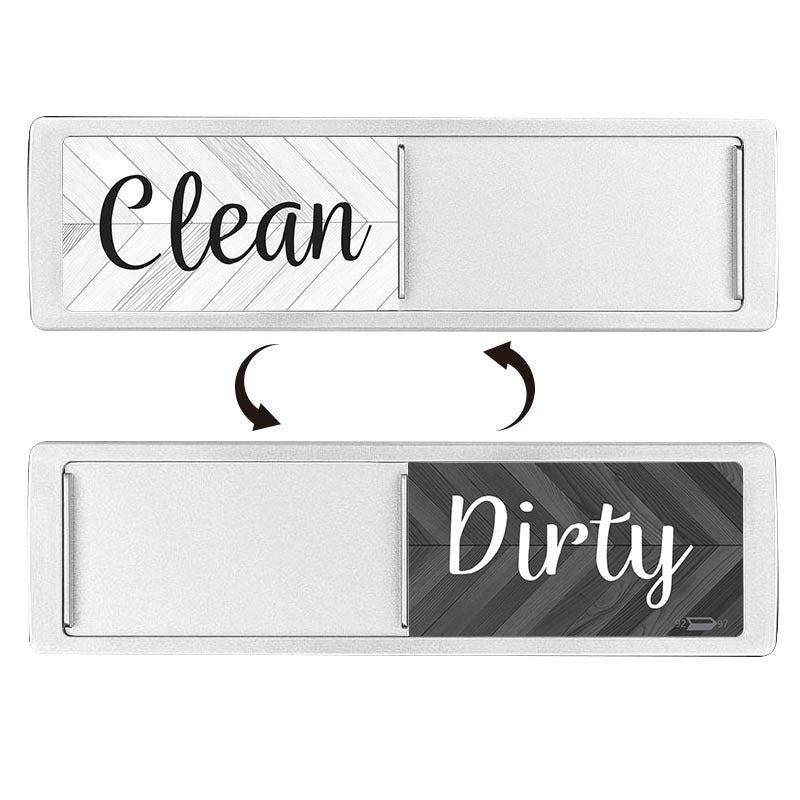Dishwasher Magnetic Refrigerator Stickers Double-sided Magnetic Fishtail Wood Grain