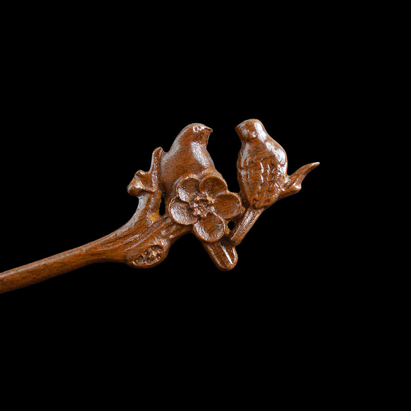 Gold Sandalwood Daily Updo Gadget Hair Claw Hairpin