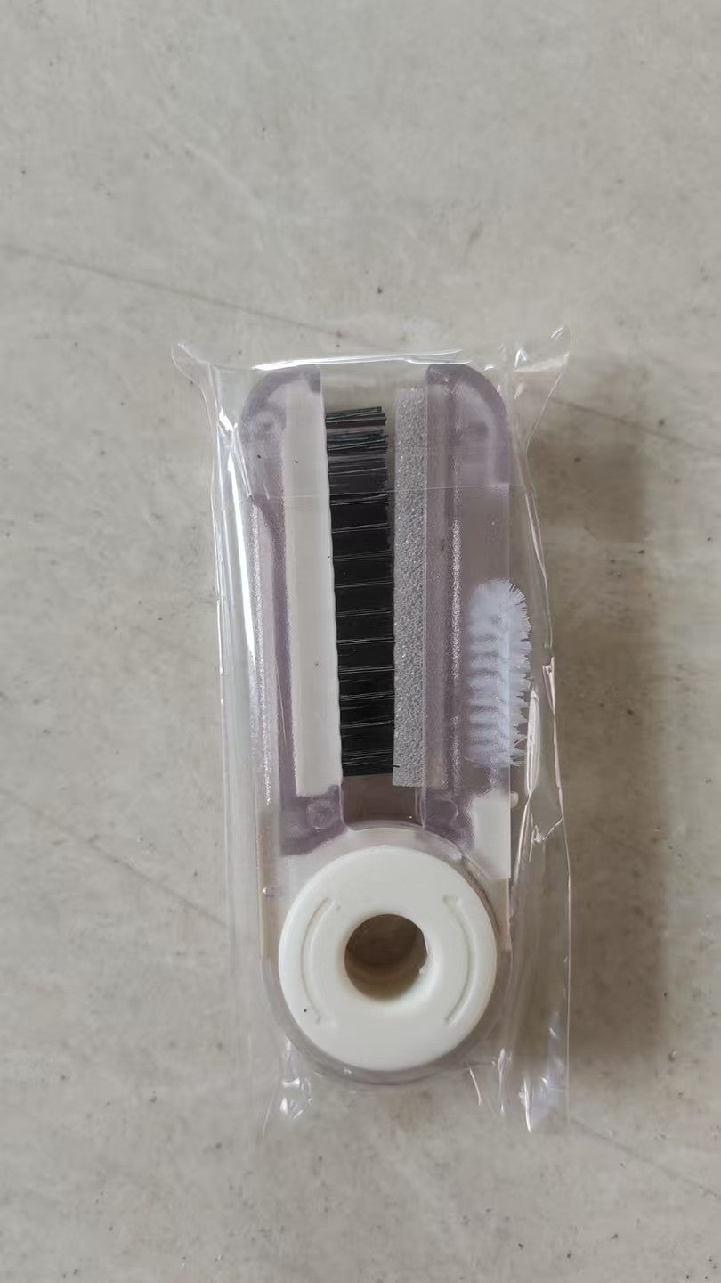Folding cup brush-four-in-one transparent model-off-white-ABS+PS material-1 piece