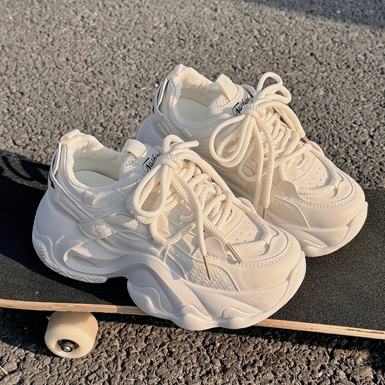 Women's Platform Fashion Lace Up Casual Sneakers