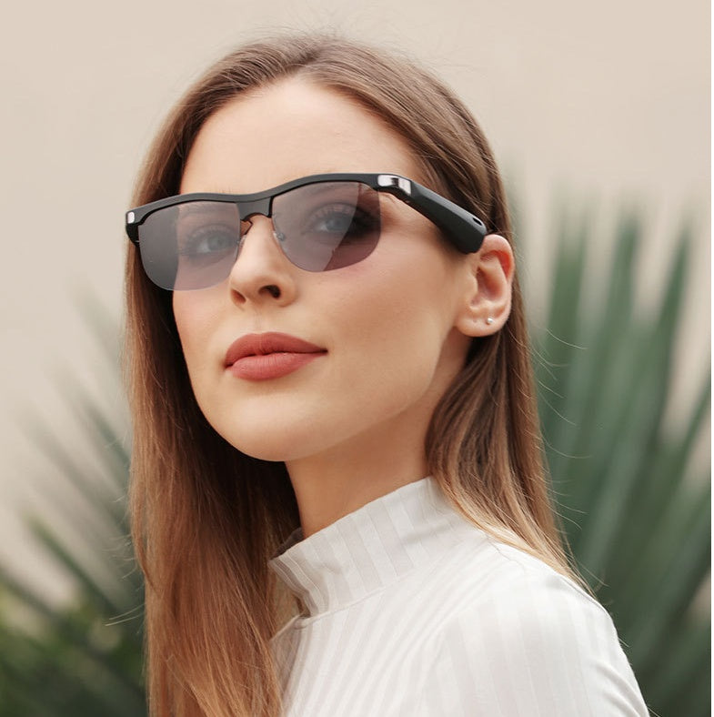 Smart Black Technology Bluetooth 5.0 Photosensitive Color Changing Glasses
