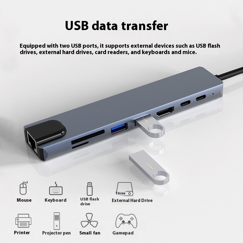 Docking Station Type-C Port Usb Multi-port Multi-function Hub