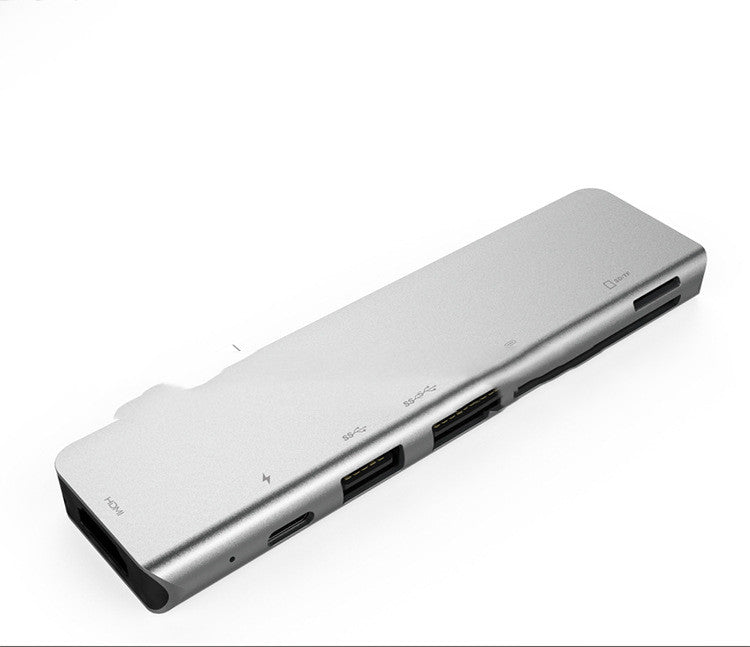 HUB Dual Type-c Multi-function Docking Station 7in1 Multi-port