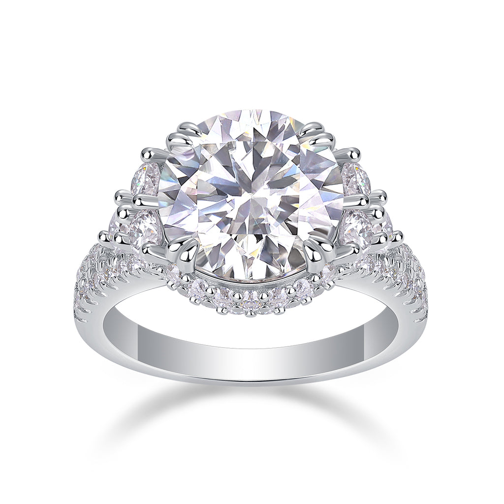 1Dance With Youth - A Fashionable And Luxurious Jewelry Accessory Set With 5-carat Moissan Diamond S925 Sterling Silver And Platinum-plated Diamond Prohibit TikTok sales