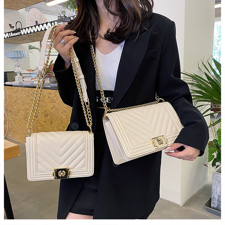 Shoulder Messenger Bag Diamond Chain Underarm Women's Bag
