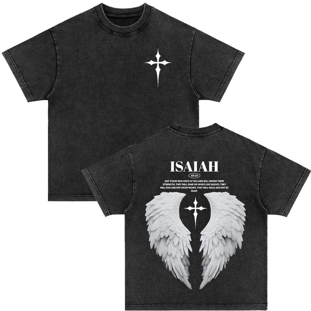 An Sngth Bible Verse Retro Washed T-shirt