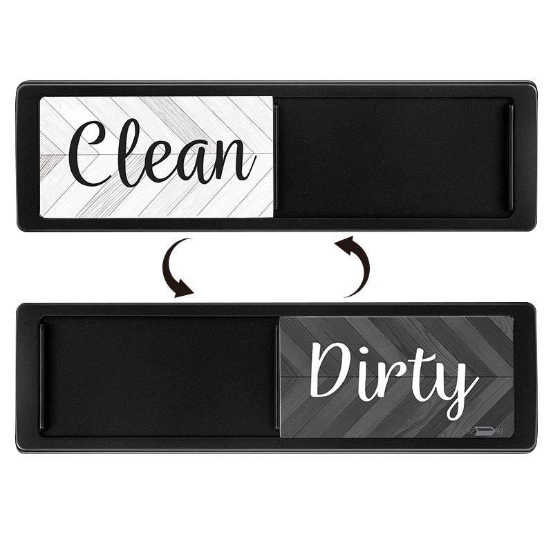 Dishwasher Magnetic Refrigerator Stickers Double-sided Magnetic Fishtail Wood Grain