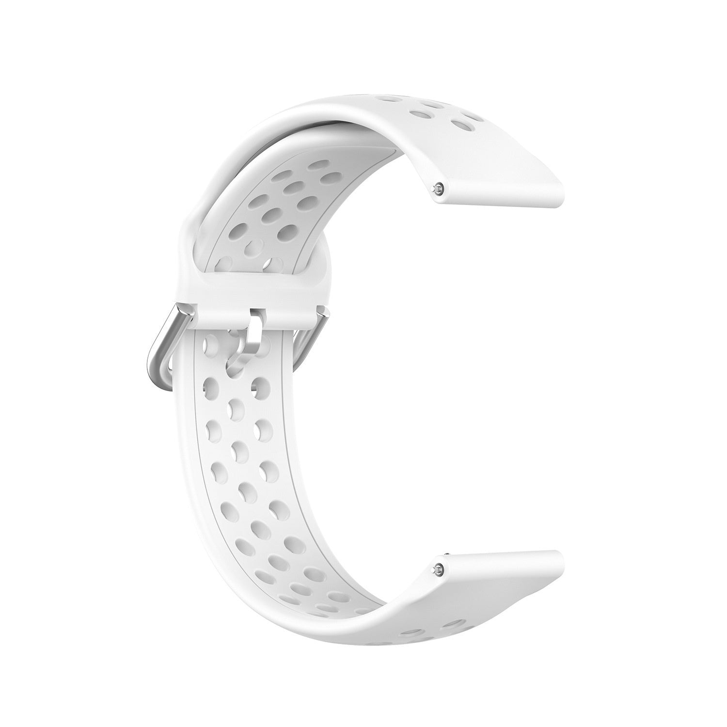 Silicone Watch Strap Porous Straight Buckle