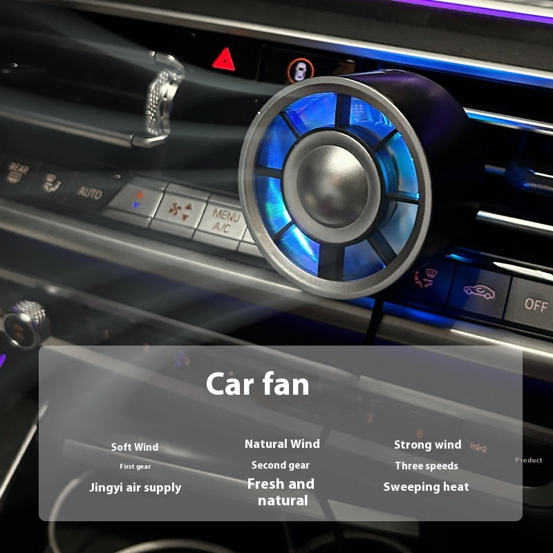 Car Little Fan Car Air Conditioner Colorful Truck Clip