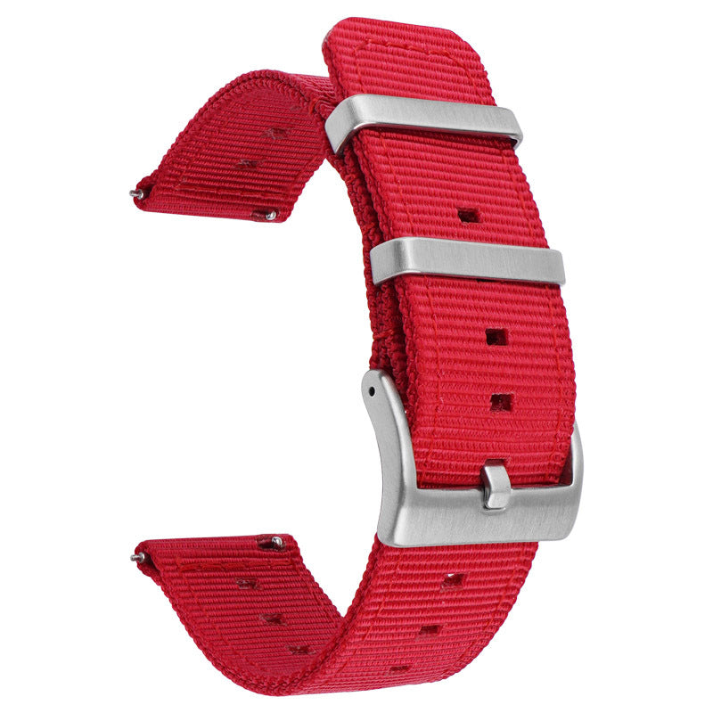 Nylon Watchband Quick Release Waterproof Woven Strap