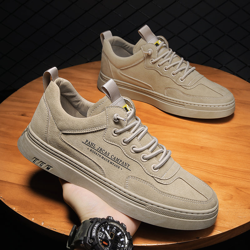 Men's Shoes, Autumn, Construction Site  Sports, Leisure, Board Shoes, Waterproof, Non-slip Tooling, Wear-resistant Labor Protection Tide Shoes