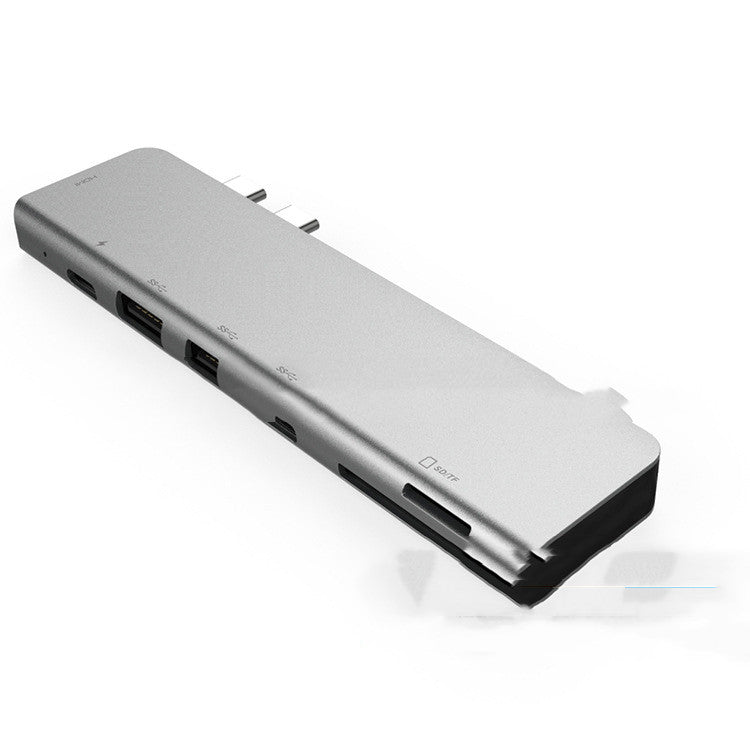 HUB Dual Type-c Multi-function Docking Station 7in1 Multi-port
