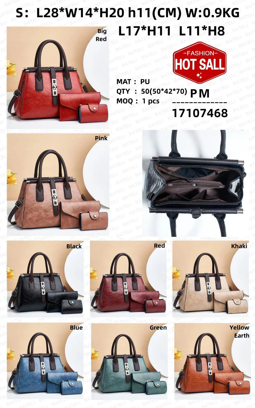 2023 New Spring Solid Color Pu Leather Female Crossbody Bags Fashion Luxury Women Handbags