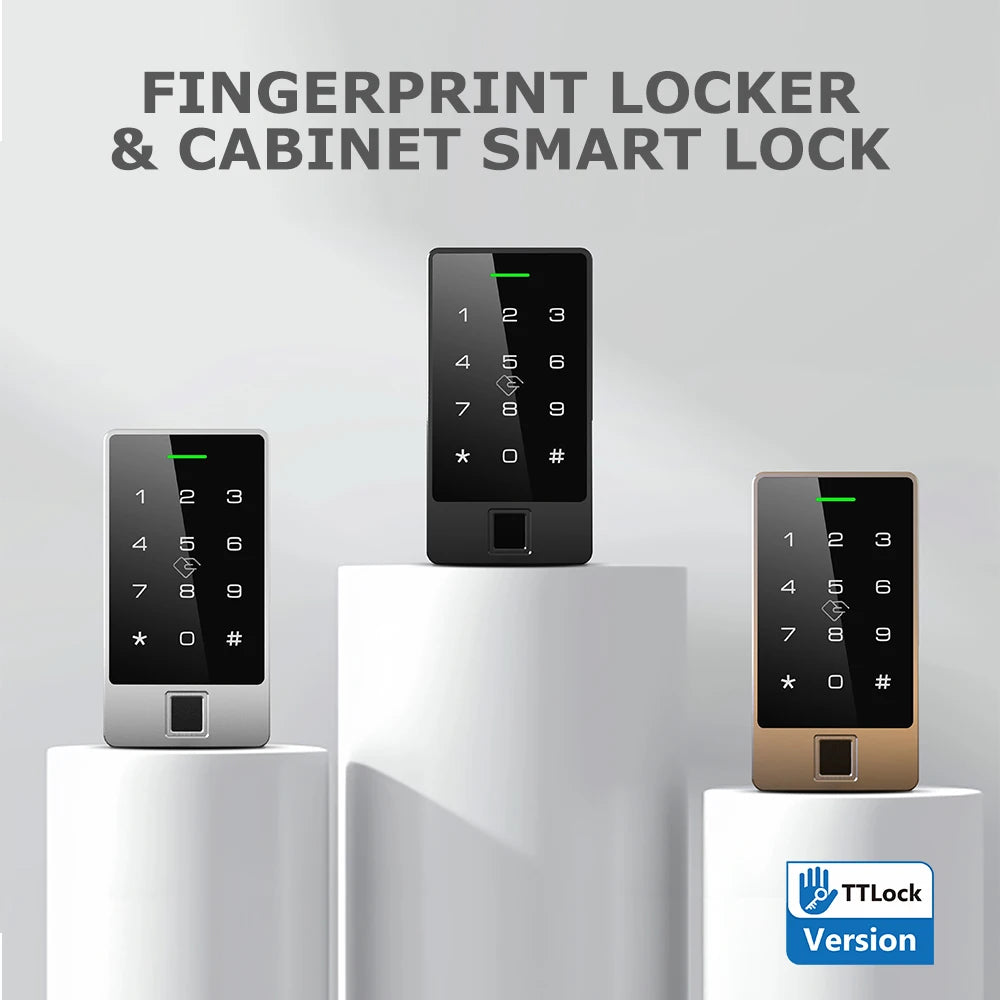 Hotel Selling SMARTEK B10 Cabinet Lock Aluminum Alloy TTLock BLE APP Locker Drawer Lock for Gym Office Dance Studio