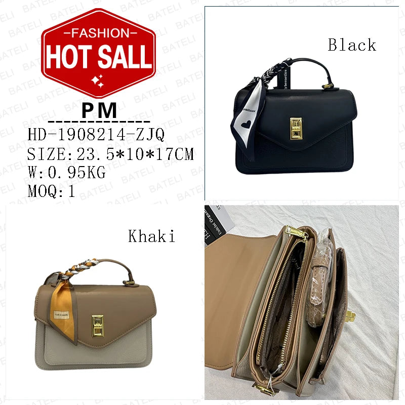 2024 Trendy Custom Designer Luxury Women's Classic PU Leather Bags Women Handbags Ladies Shoulder Bag