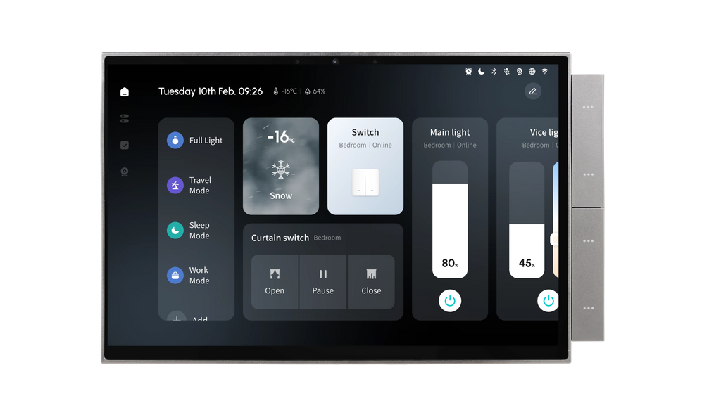 New 10.1" Inch Smart Home Automation Touch Screen Panel WiFi Zigbee Gateway Tuya Central Panel Built in Alexa Smart Home Kit