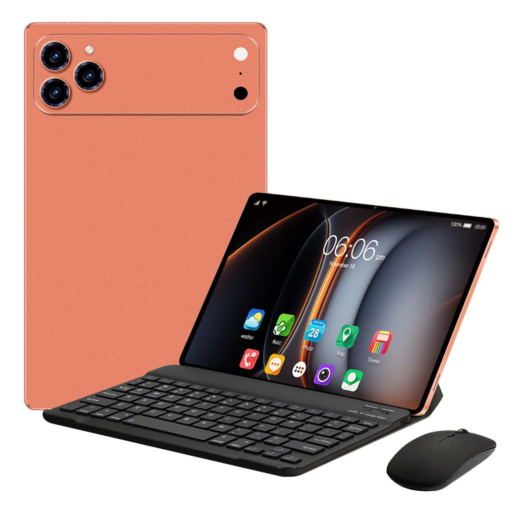 Good Quality Dual SIm Calling 17 Pro Max OEM 10 inch Android 14 Tablet  8+128GB WIFI 3G 4G Tablet Pc With Keyboard Case Mouse