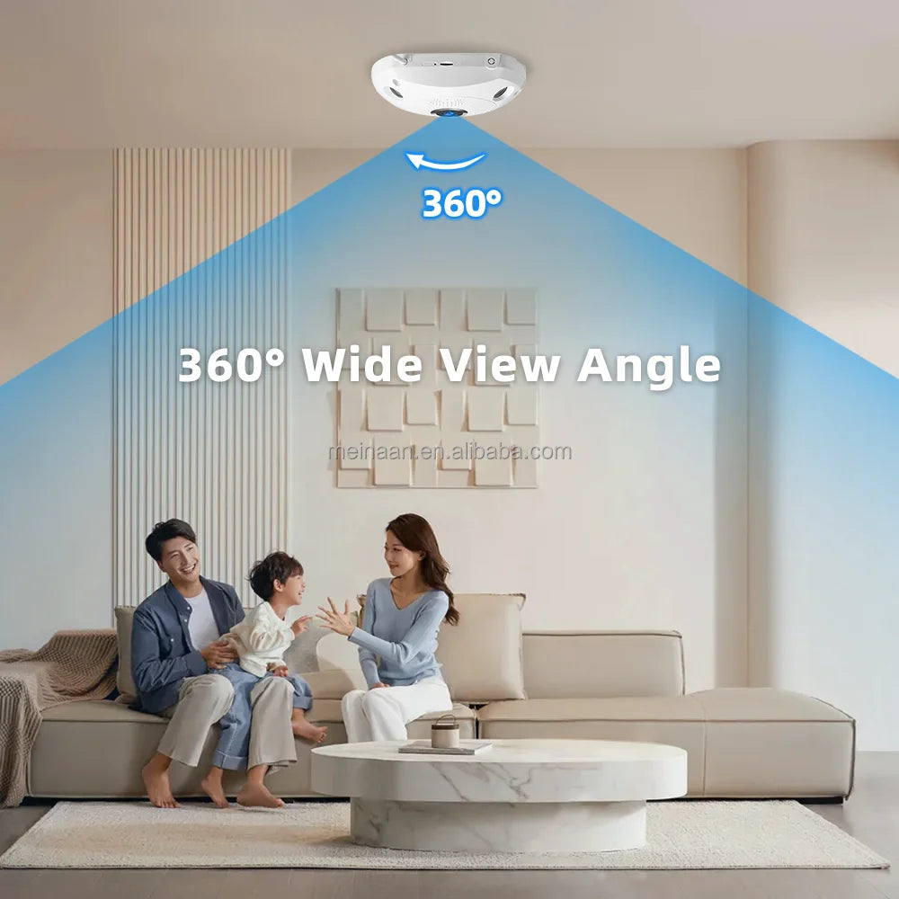 V380 Pro 3MP 2K Smart Home Indoor Wireless WiFi Video Surveillance CCTV PTZ Camera 360 Degree Panoramic WiFi Security Camera