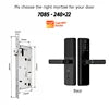 Tediton Waterproof Biometric Digital Fingerprint Smart Camera Door Lock With Tuya Wifi for Home Apartment