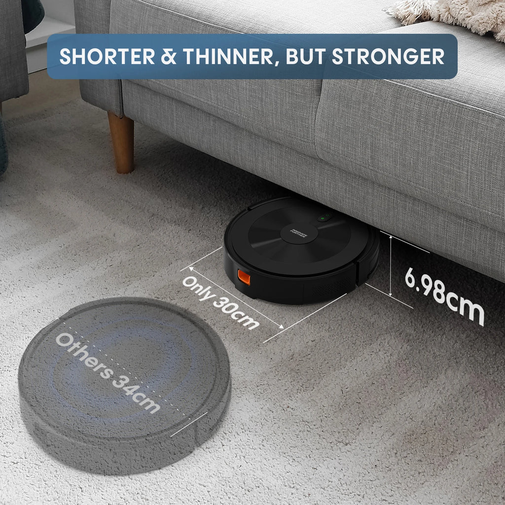 Bagotte Custom Logo Tuya APP Smart Home Robot Vacuum Cleaner Rechargeable with Battery Power for Household Use