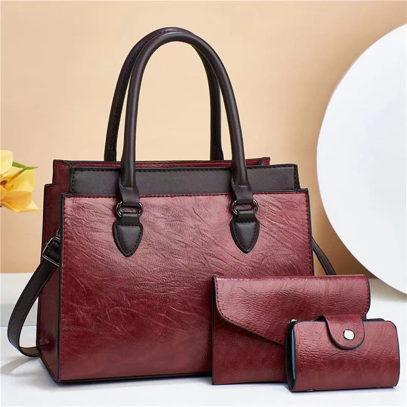 2024 New Three-Piece High Capacity Fashion Trend Messenger Bags Luxury Women's Bags Womens Handbags Tote Bag Handbag Set