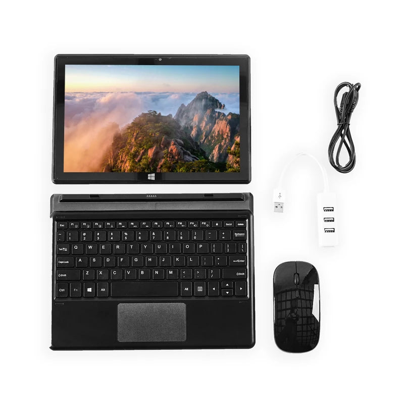 Wholesale Tablets Professional Office Tablet 2 in 1 Laptop Computer 10-inch Wind-10 Durable Touch Cheap Tablet Pc Customizable