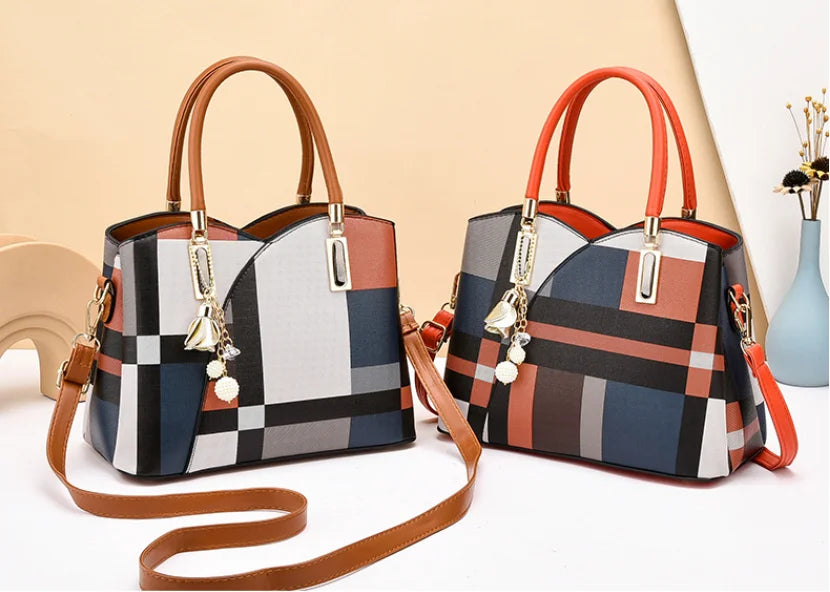 New Lattice High Capacity Fashion Trend Messenger Bags Luxury Women's Bags Womens Handbags Tote Bag