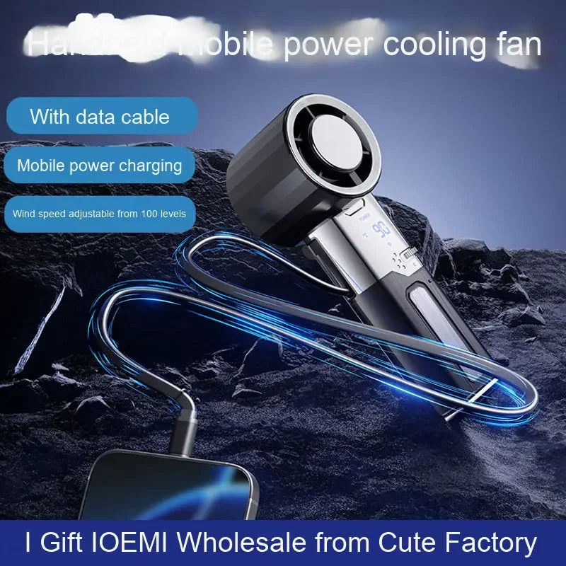 Hot Sell Water Mini Portable Air Cooler Conditioner Fan Power Saving 5V Smart Home 6000Mah Battery Mobile