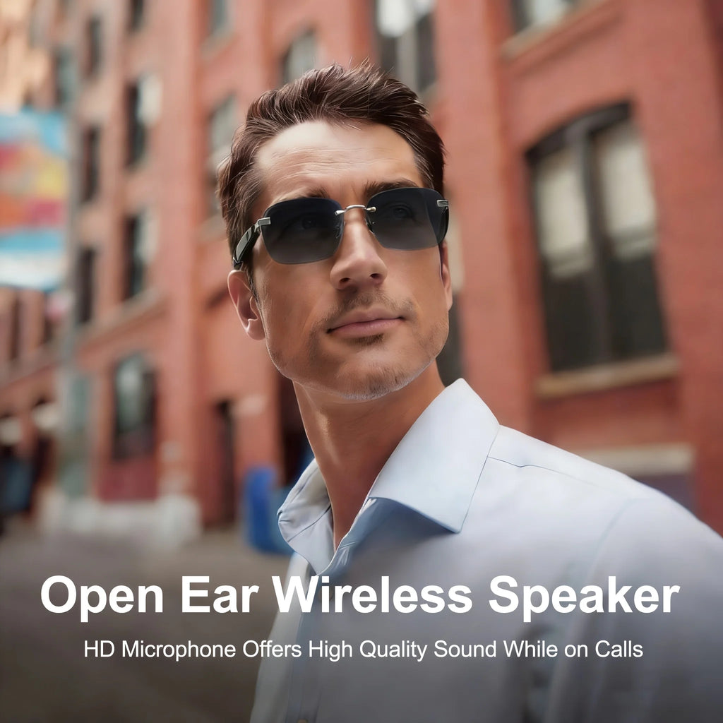 These Innovative Smart Glasses Come with Touch Controls and an Integrated Microphone, Making Them Ideal for Outdoor Adventures