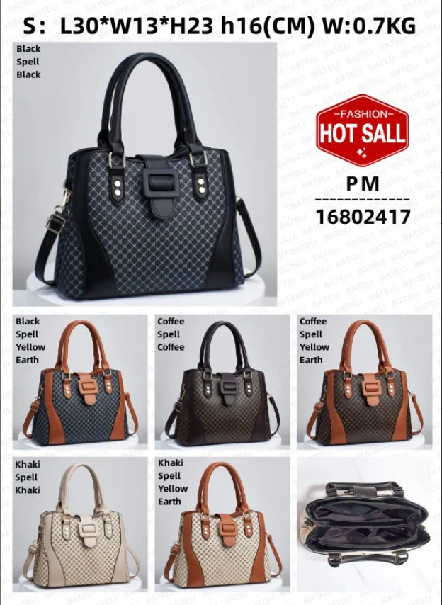 2024 New High End Stripes High Capacity Fashion Trend Messenger Bags Luxury Women's Bags Womens Handbags