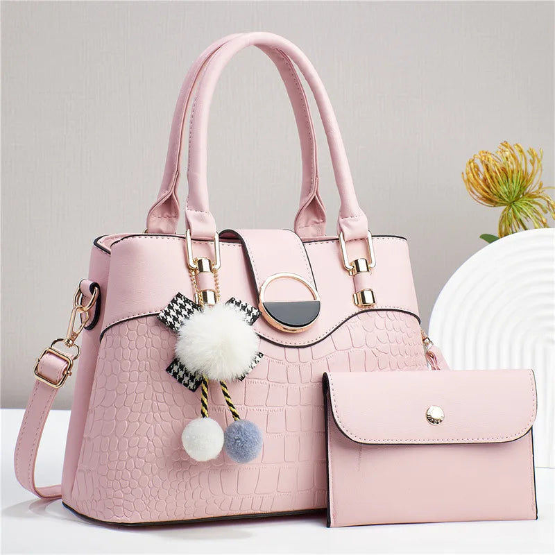 Crocodile Pattern High Capacity Fashion Trend Messenger Bags Luxury Women's Bags Womens Handbags Tote Bag Handbag Set