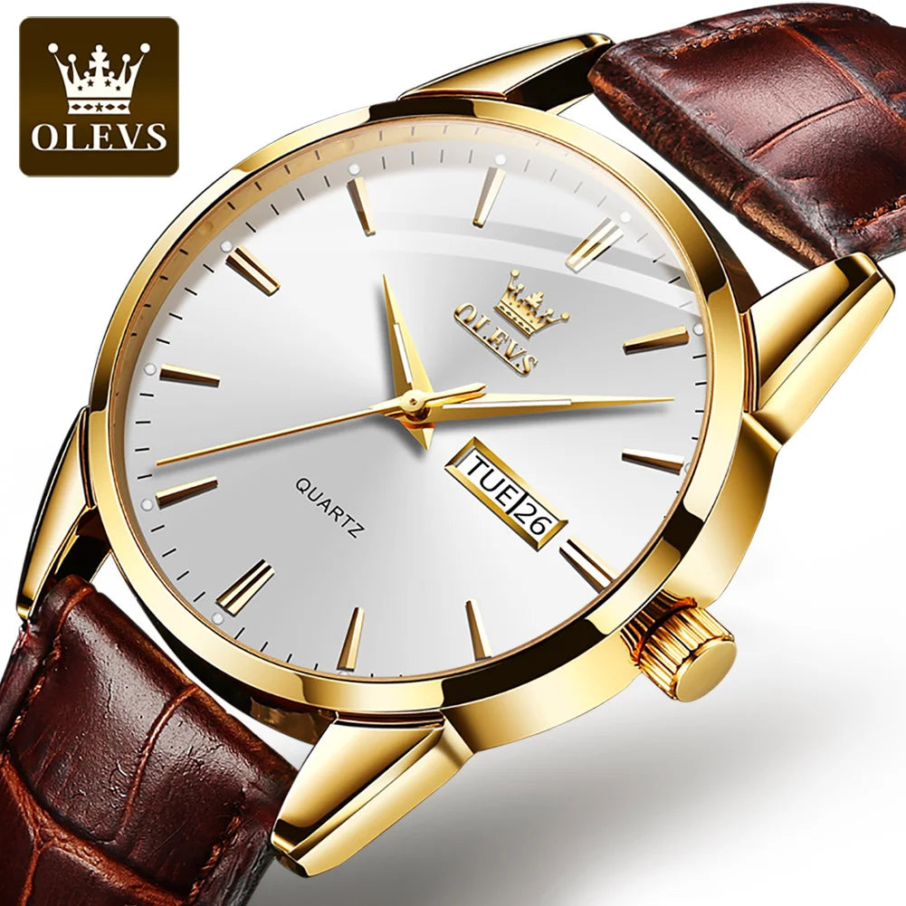 2024 OLEVS Brand 6898 Japan Movement Fashionable Business Watch Ladies Waterproof Ceramic Women's Watches Quartz Wrist Watch