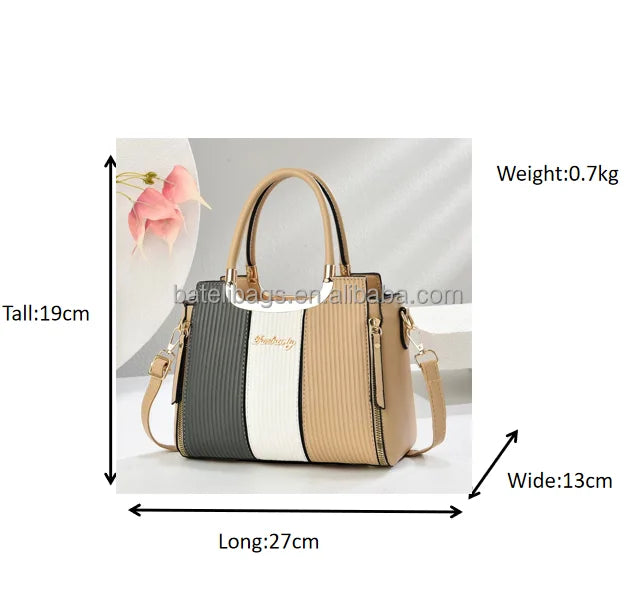 Fashion Zipper Custom Luxury Tote Ladies Messenger Logo Casual Tote Handbag for Daily Use New Large Capacity PU Women Handbags