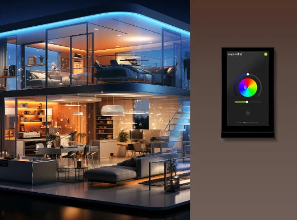 10.1 Inch Smart Touch Panel with Knob KNX/EIB Screen Factory Price Home Automation System Smart Home System