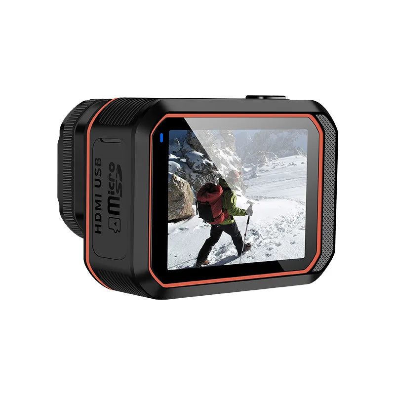 4K 60fps CMOS IP68 Waterproof Action Camera WiFi Remote Control Screen 128GB MicrSD Support 170 Wide Angle Pro Drive Recorder
