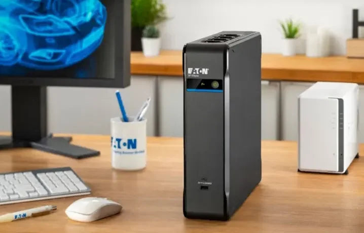 Eaton 3P1700UI Ellipse UPS - 1700 VA/1040 W 12V 9Ah Sealed Lead-Acid Battery 4 C13 Outlets USB Charge