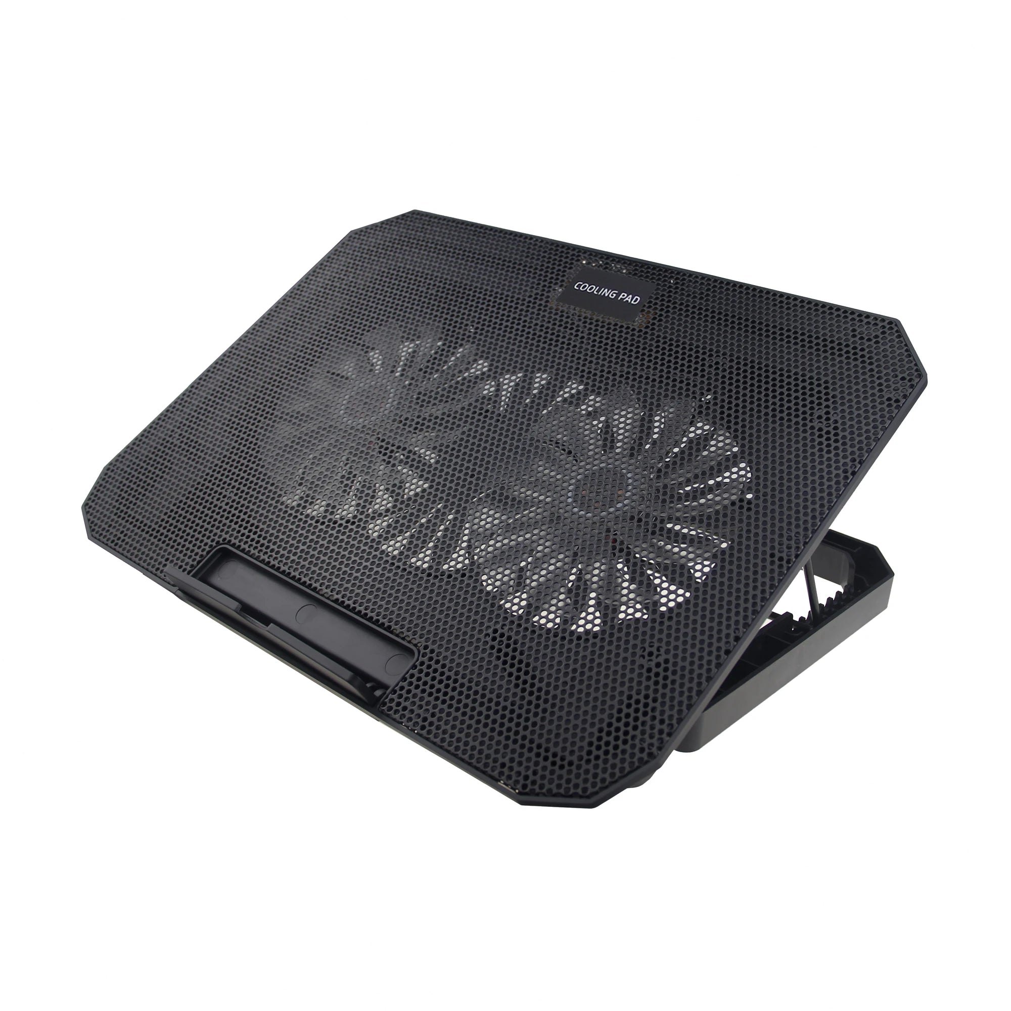 Portable Game Style Laptop Cooling Pad 2 Fans Foldable Portable Adjustable Height Dual Usb Ports Tablet Pc Stands