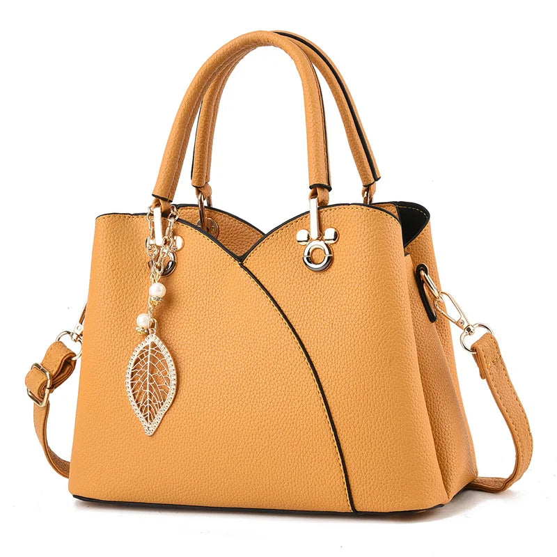 Large Capacity Versatile 2024 New Fashionable and Simple Solid Color Small Fresh Bags Women Handbags Lady